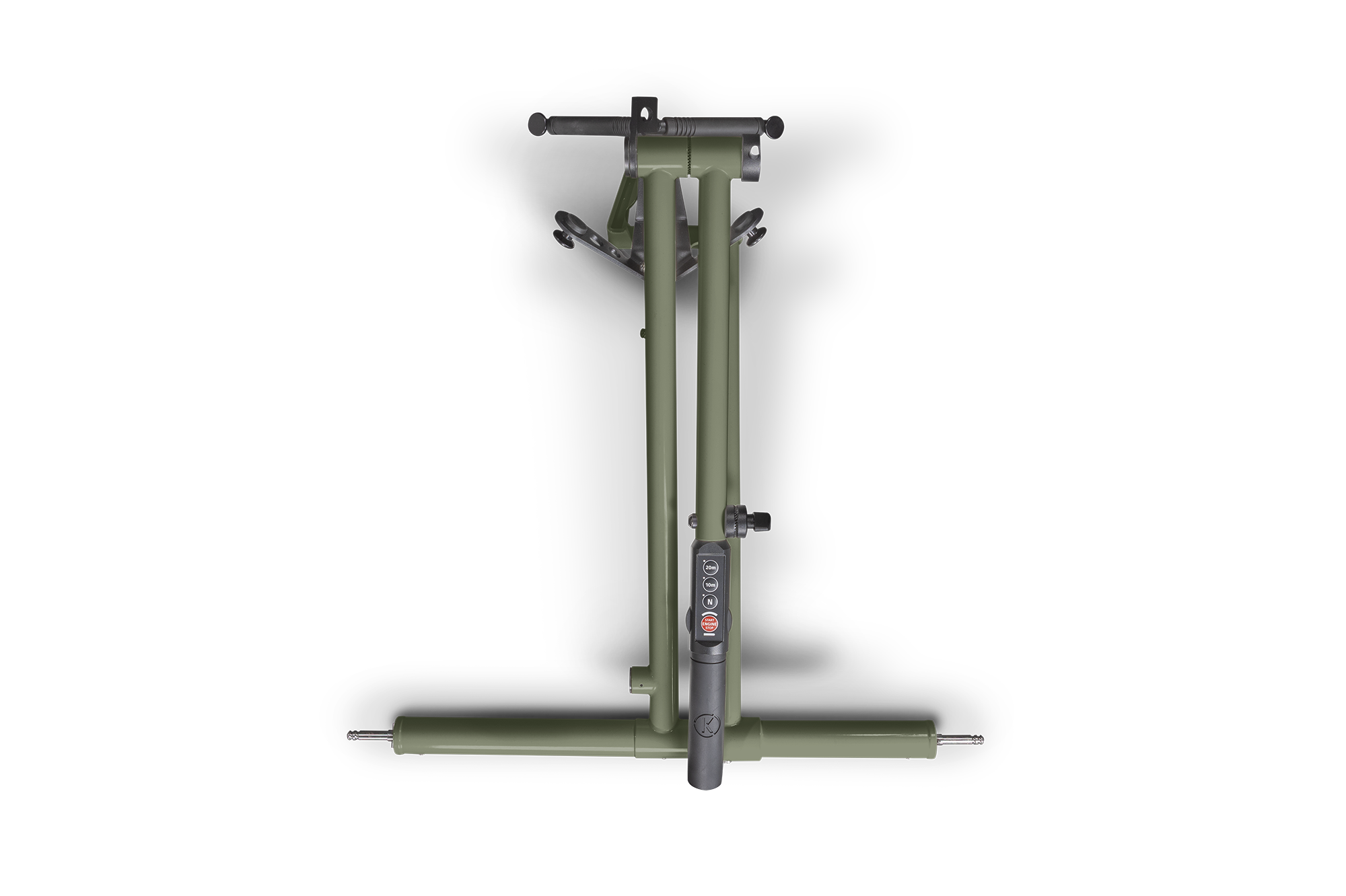 kiffe-golf-k5-oliv-elektro-trolley-inkl-drehgriff-und-schirmhalter image 4