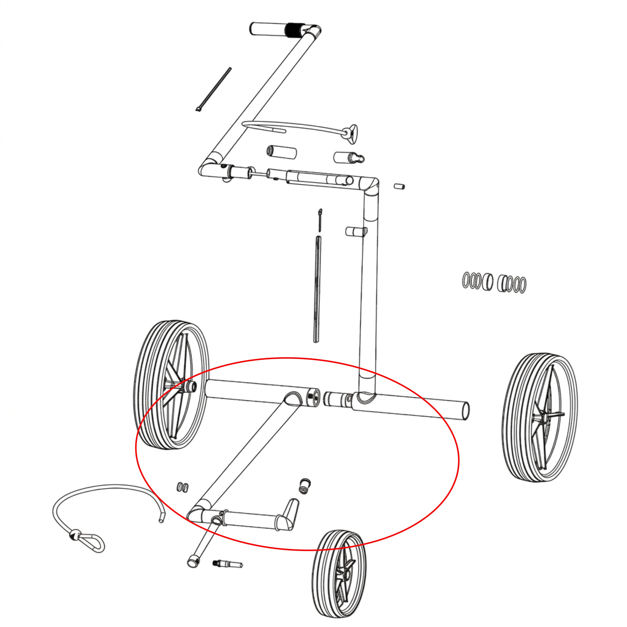 big-max-e-lite-3-lower-frame-kit-ersatzteil image 2