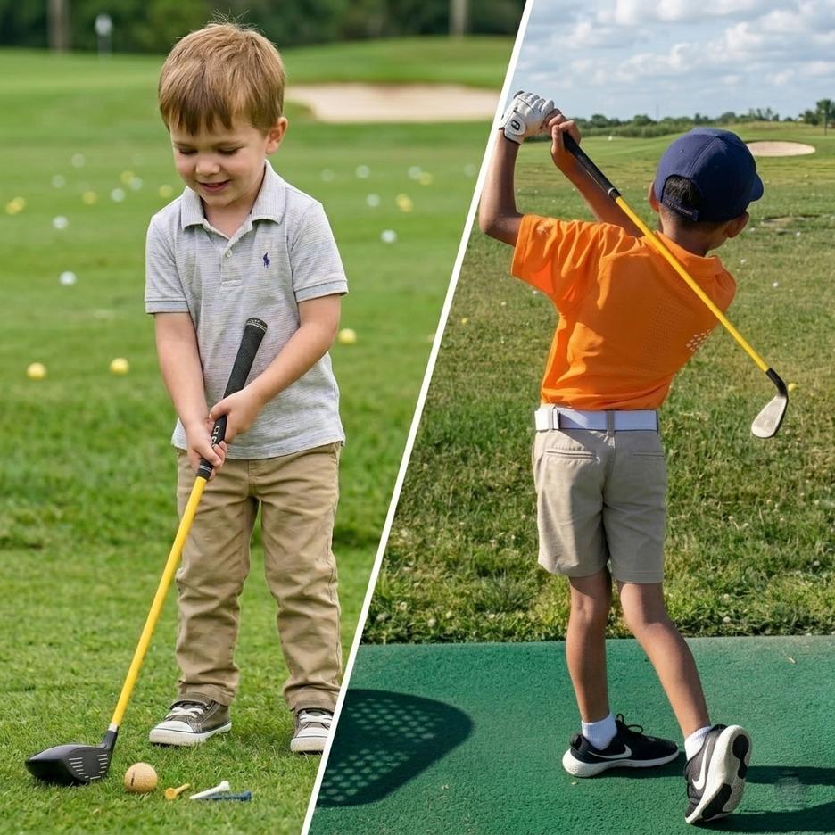 lag-shot-junior-7-eisen-driver-combo-golf-trainingsset-4-8-jahre image 5