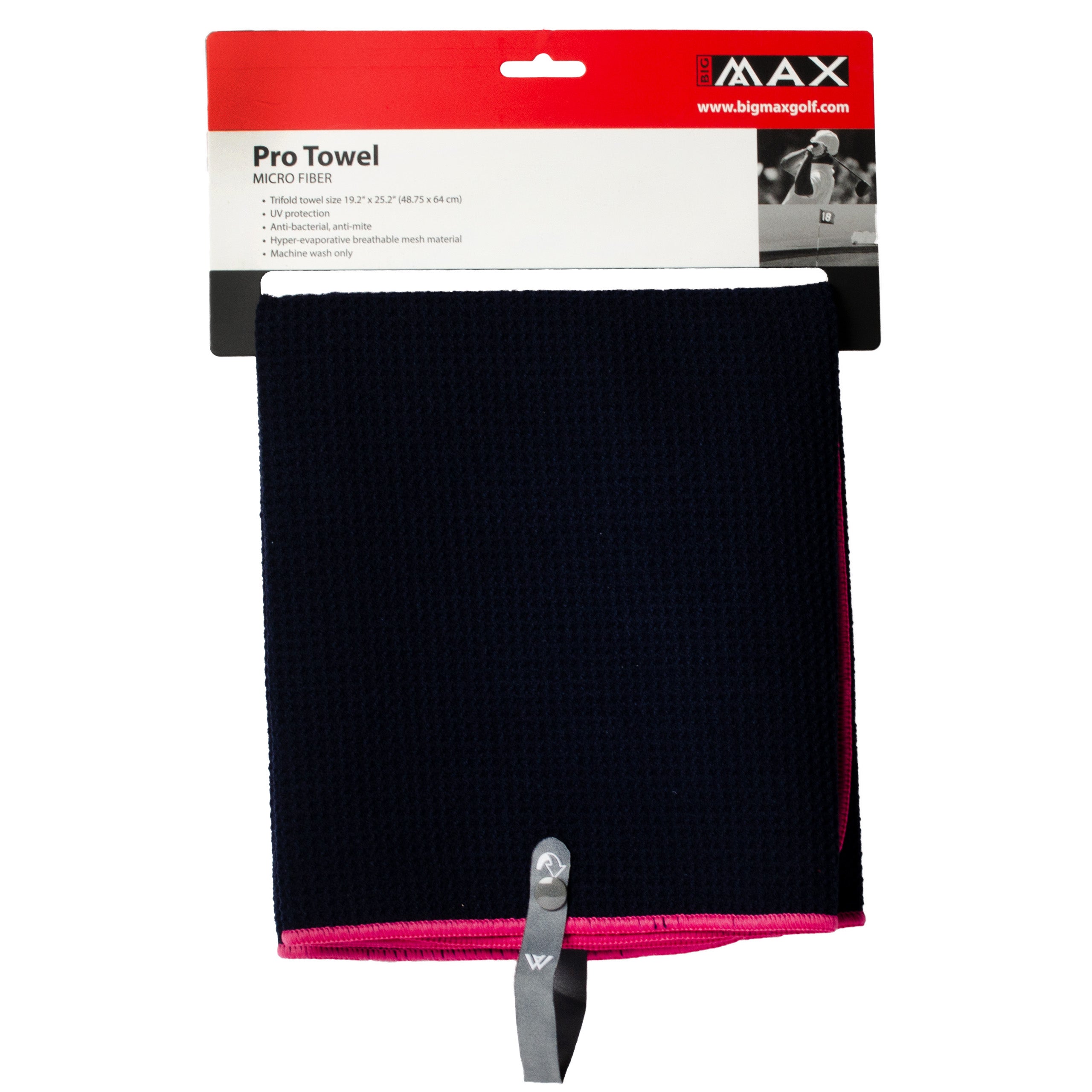 big-max-pro-towel-golfhandtuch-mikrofaser-antibakteriell-uv-schutz-64-x-49-cm image 4