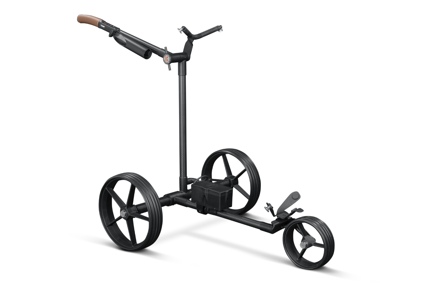 kiffe-golf-k7-elektro-trolley-schwarz-leichtester-trolley image 1