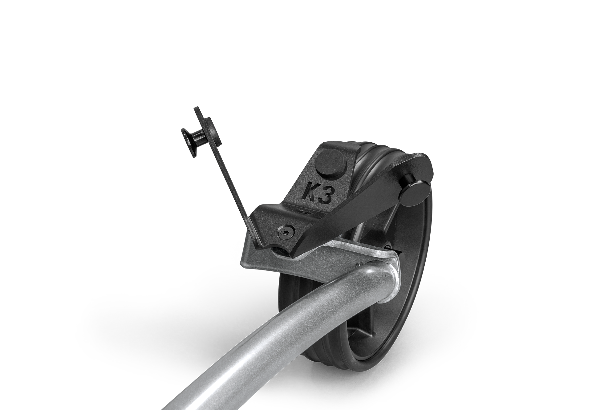 kiffe-golf-k3-elektro-trolley-silber-inkl-drehgriff-und-schirmhalter image 6