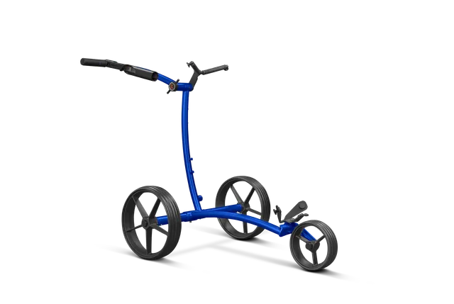 kiffe-golf-k5-bentley-blue-elektro-trolley-mit-drehgriff-und-schirmhalter image 1