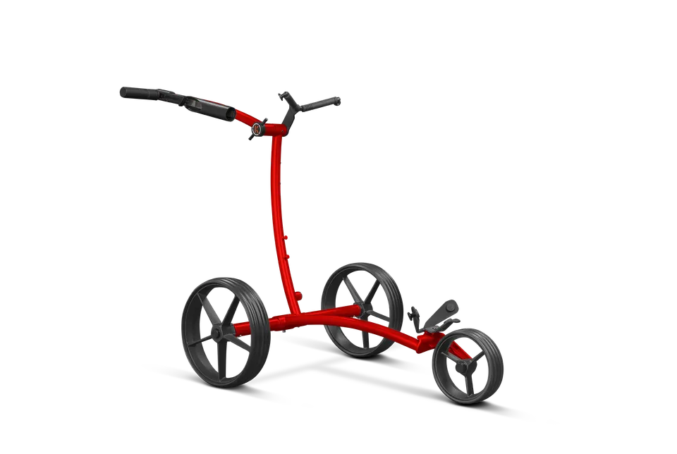 kiffe-golf-k5-elektro-trolley-ignite-red-inkl-drehgriff-und-schirmhalter image 1