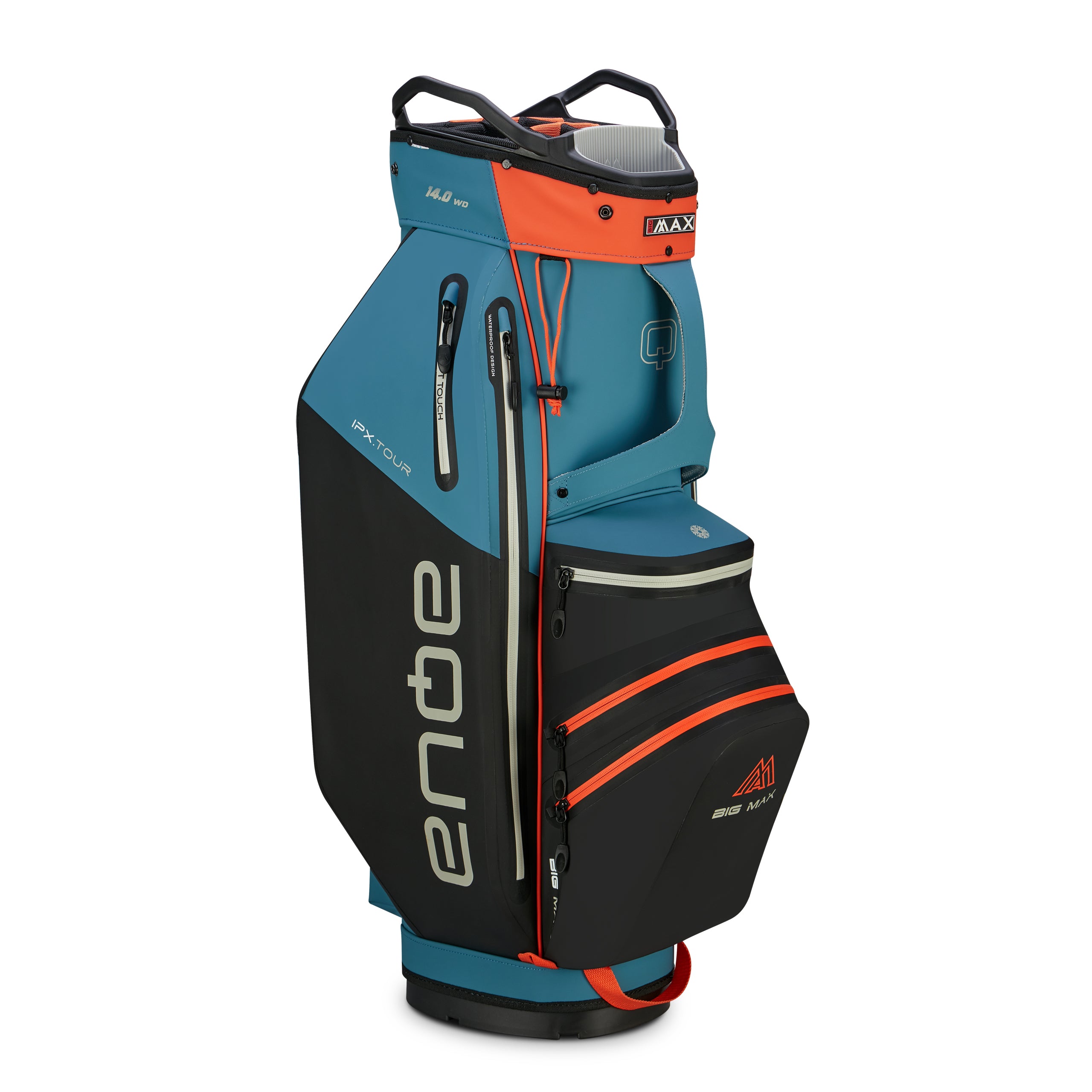 big-max-aqua-ipx-tour-cartbag-nahtlose-wasserdichte-golftasche-14-fach image 2