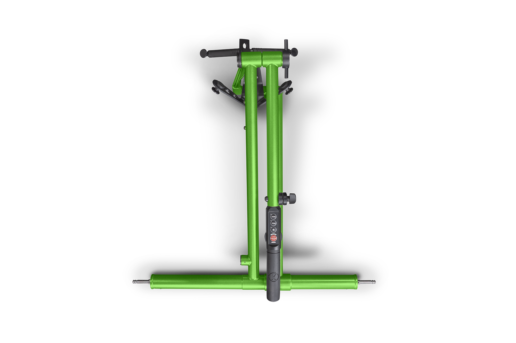 kiffe-golf-k5-magnum-green-elektro-trolley-mit-drehgriff-und-schirmhalter image 4