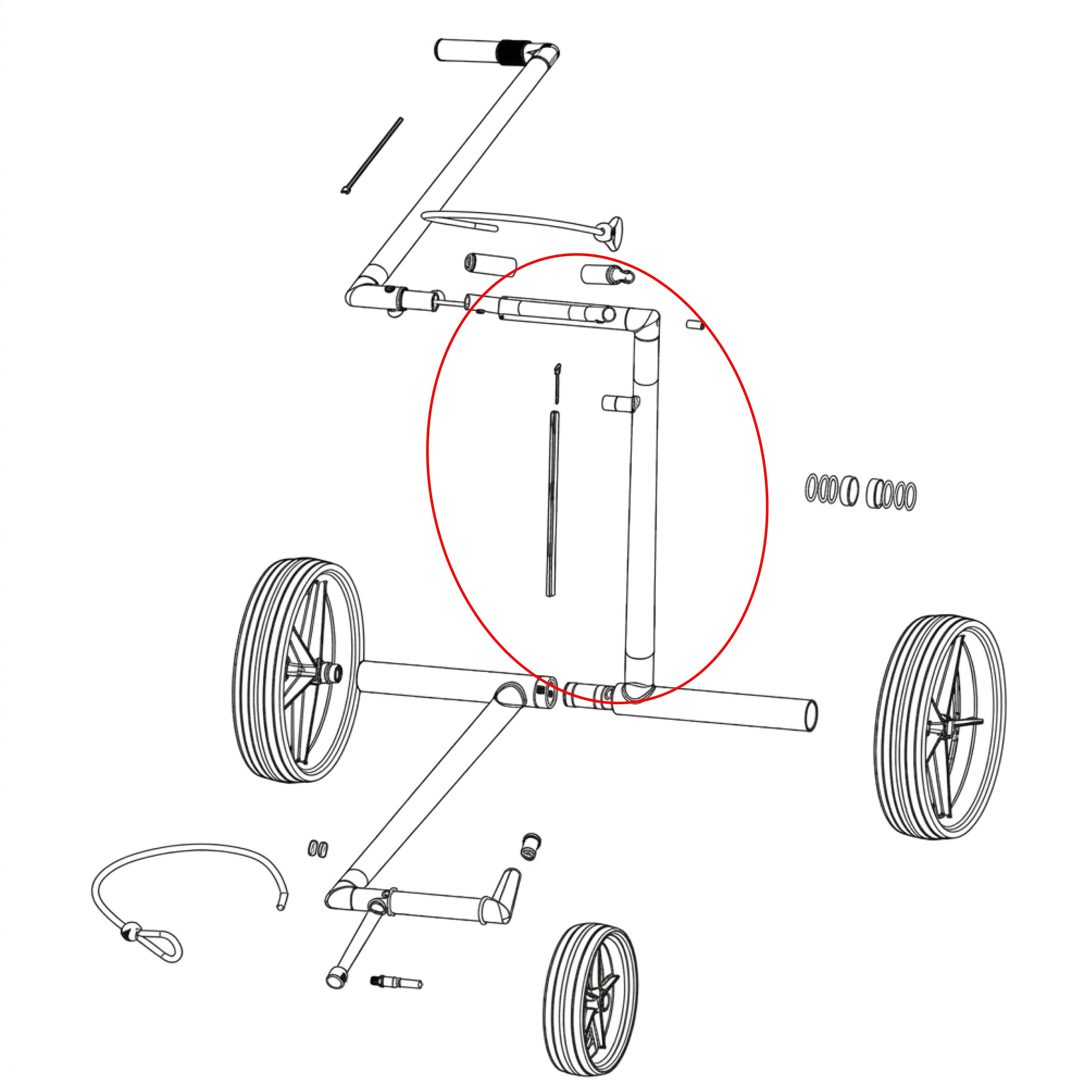 big-max-e-lite-3-4-upper-frame-kit-ersatz-oberrahmen image 2