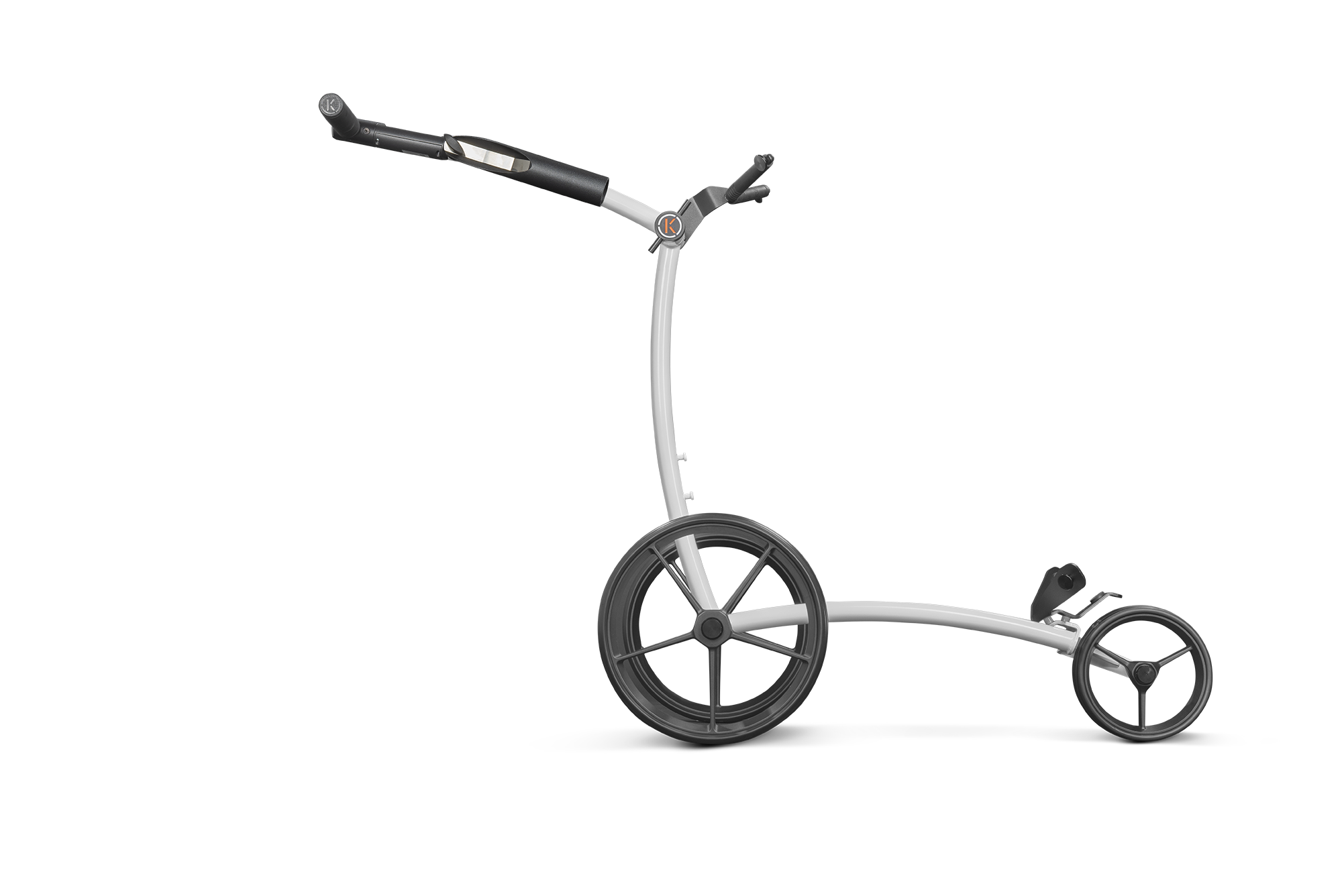 kiffe-golf-k3-elektro-trolley-wei-inkl-drehgriff-und-schirmhalter image 2