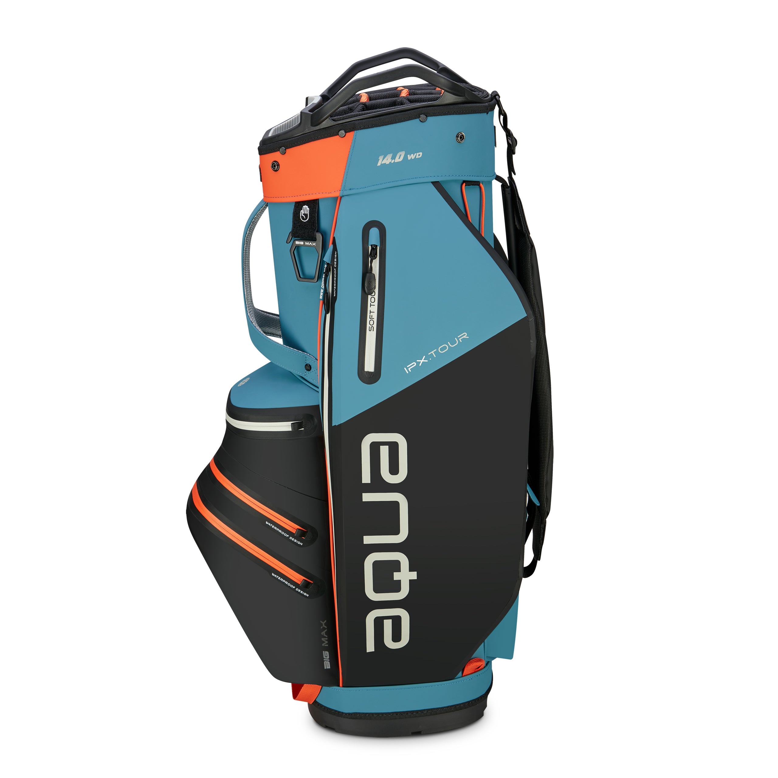 big-max-aqua-ipx-tour-cartbag-nahtlose-wasserdichte-golftasche-14-fach image 5