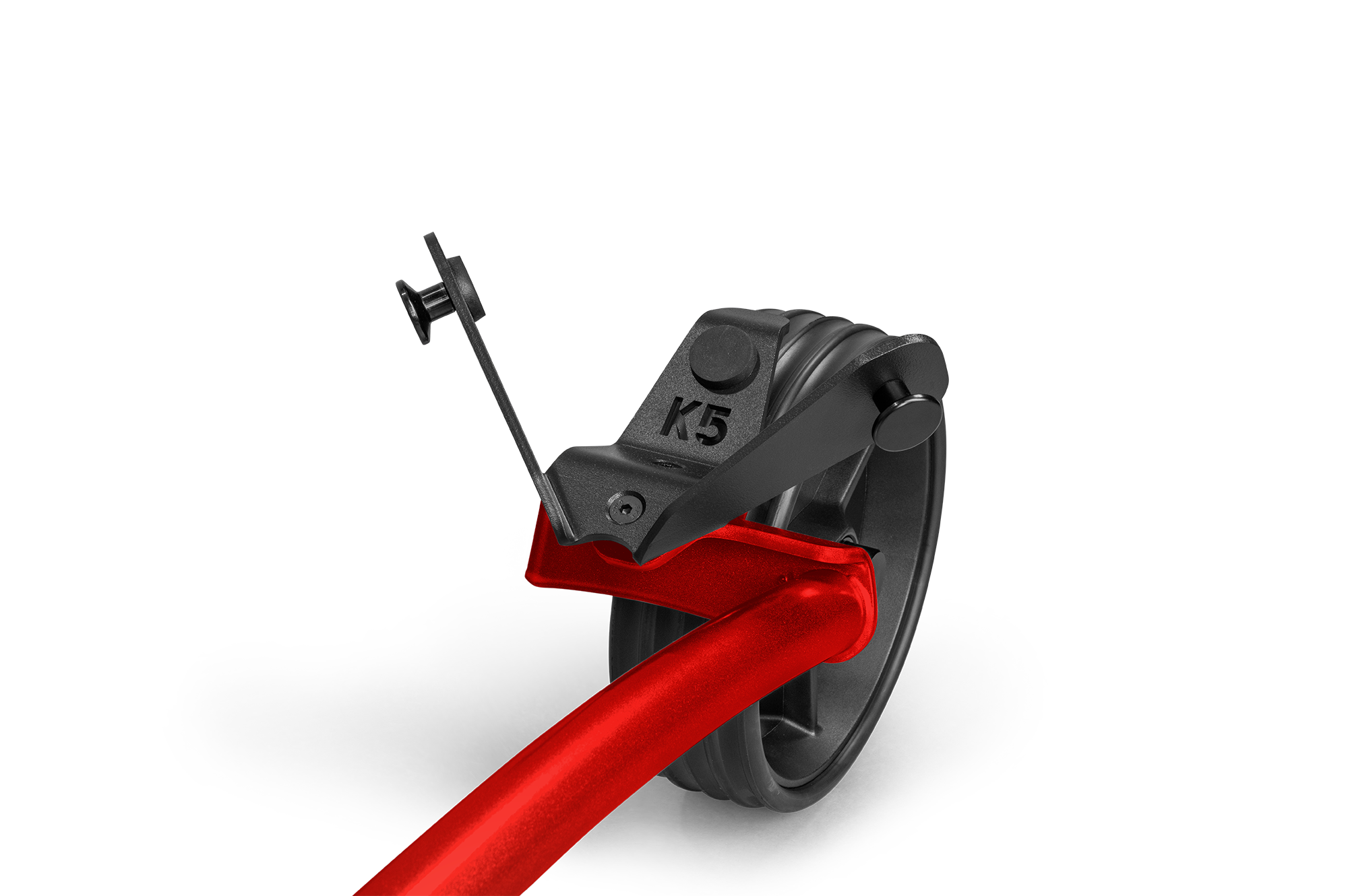 kiffe-golf-k5-elektro-trolley-ignite-red-inkl-drehgriff-und-schirmhalter image 6