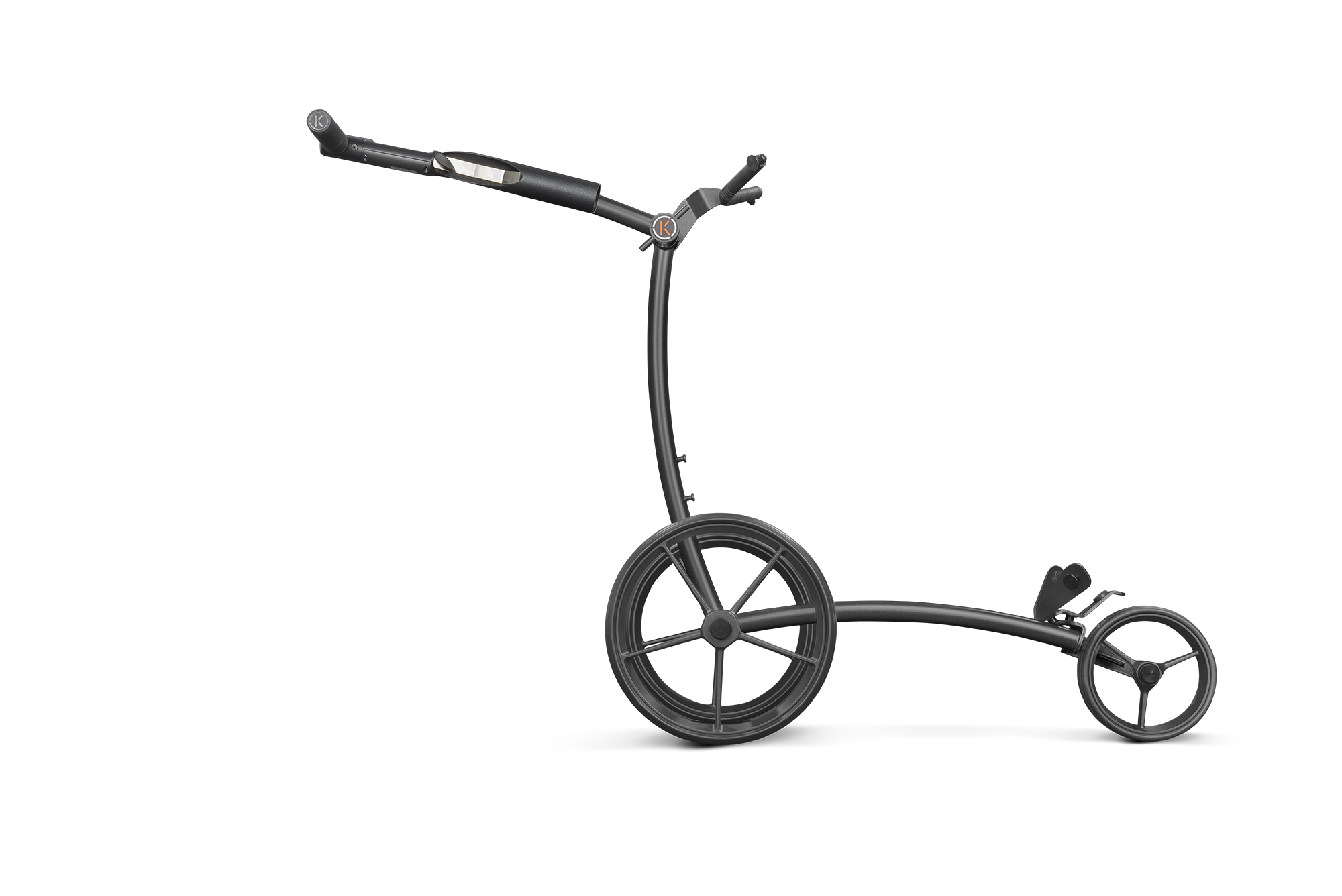 kiffe-golf-k5-elektro-trolley-schwarz-inkl-drehgriff-und-schirmhalter image 2