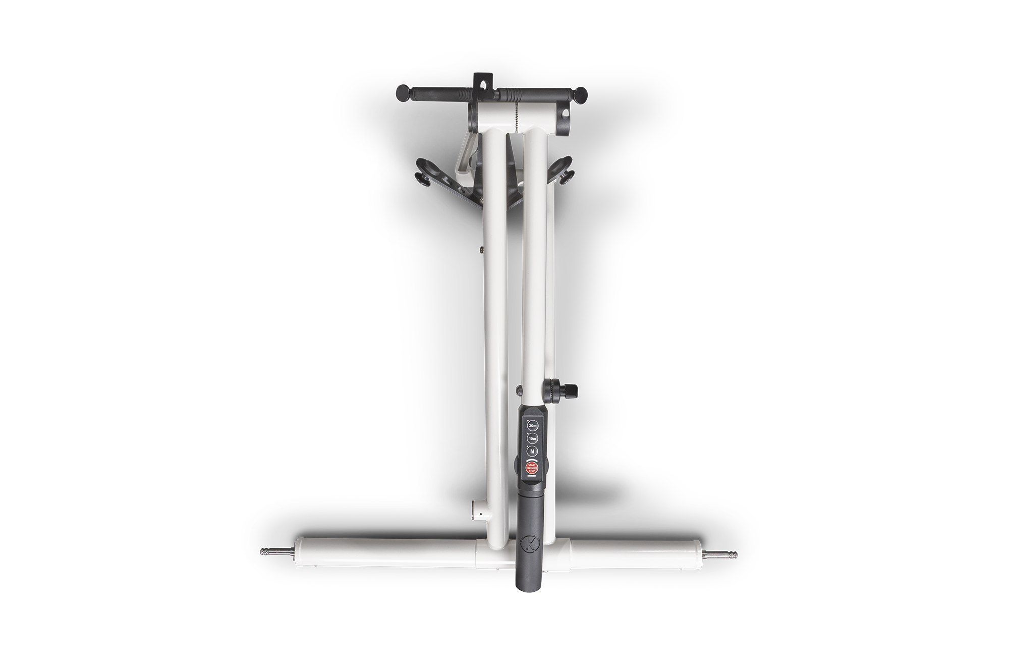 kiffe-golf-k3-elektro-trolley-wei-inkl-drehgriff-und-schirmhalter image 4