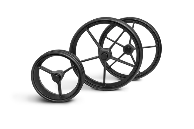 kiffe-golf-r-der-mit-metallschl-ssern-ersatzrad-set-einzeln-schwarz-silber image 1