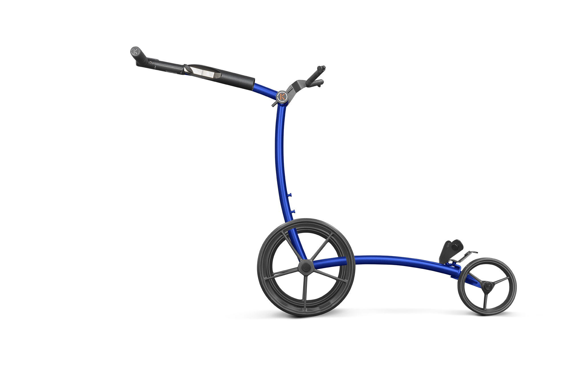 kiffe-golf-k5-bentley-blue-elektro-trolley-mit-drehgriff-und-schirmhalter image 2