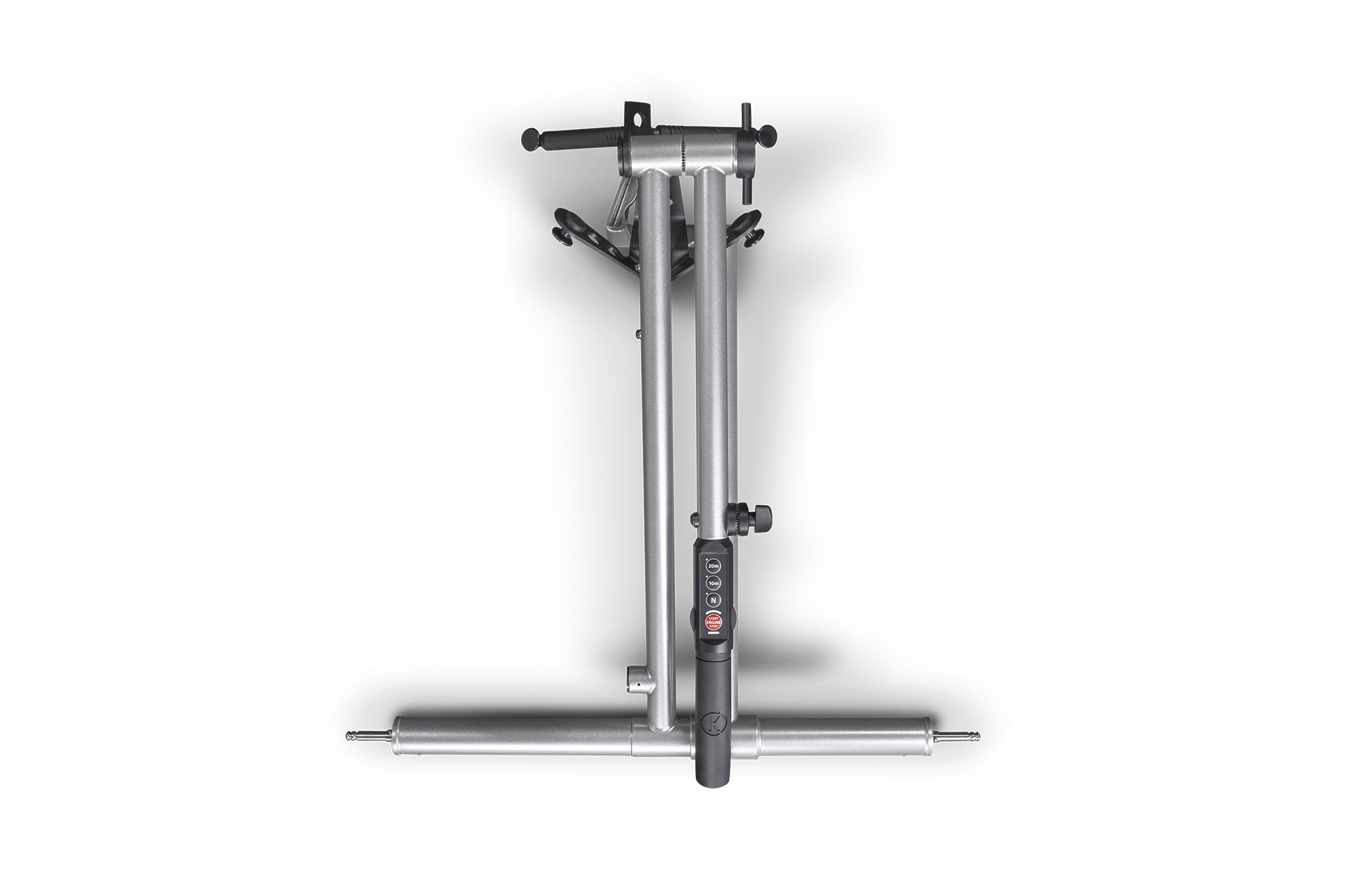kiffe-golf-k3-elektro-trolley-silber-inkl-drehgriff-und-schirmhalter image 4