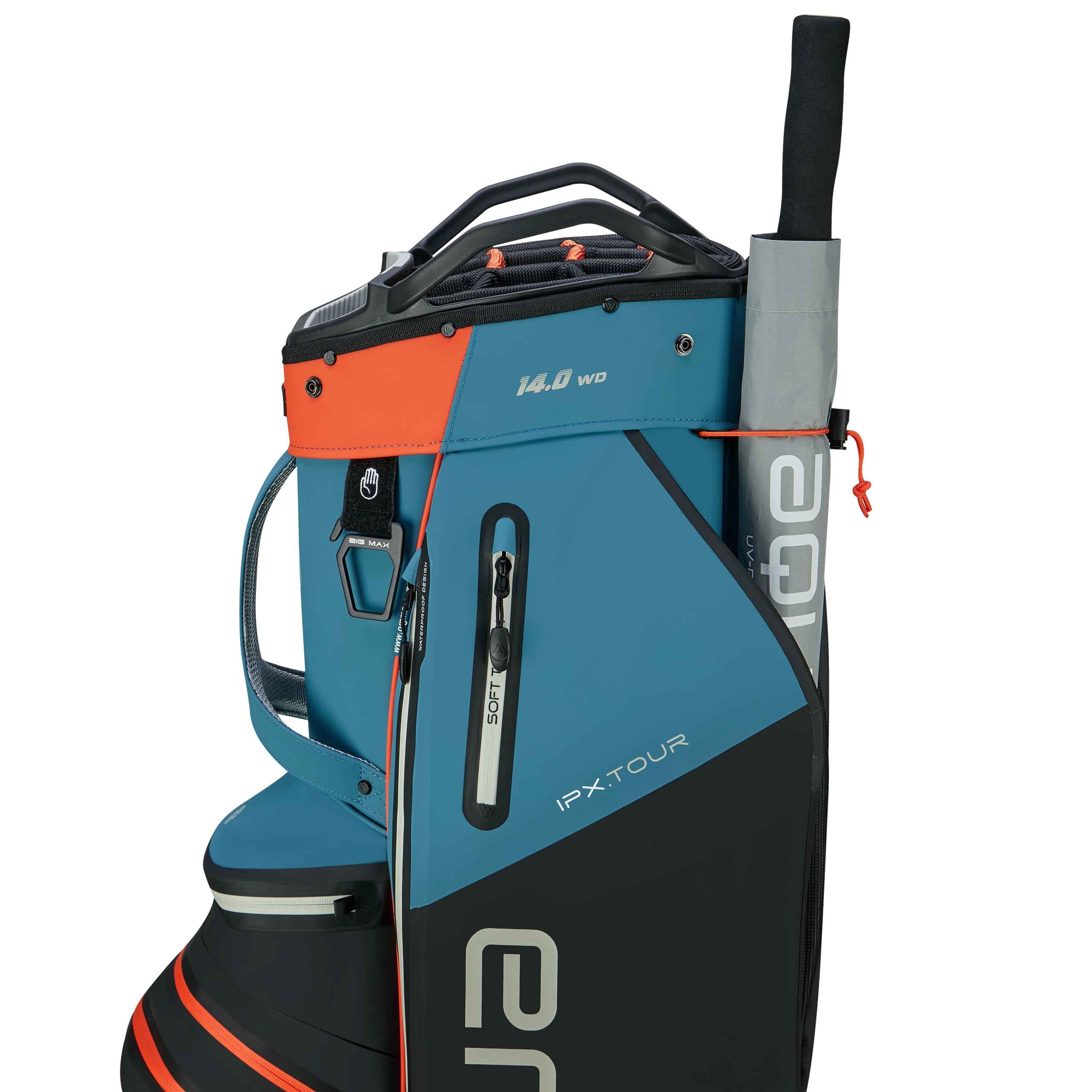 big-max-aqua-ipx-tour-cartbag-nahtlose-wasserdichte-golftasche-14-fach image 7