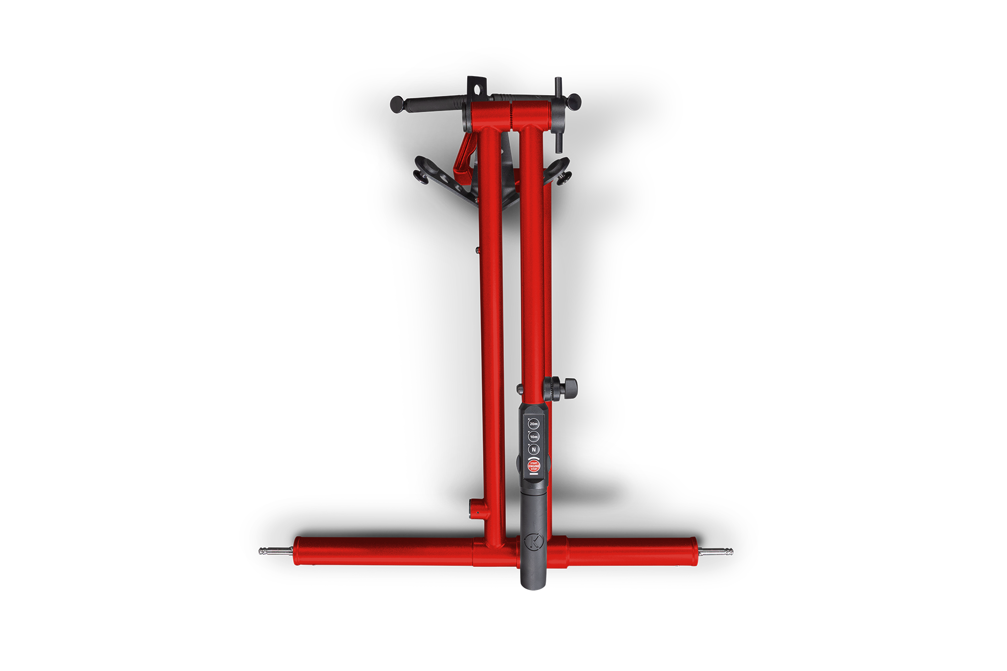 kiffe-golf-k5-elektro-trolley-ignite-red-inkl-drehgriff-und-schirmhalter image 4